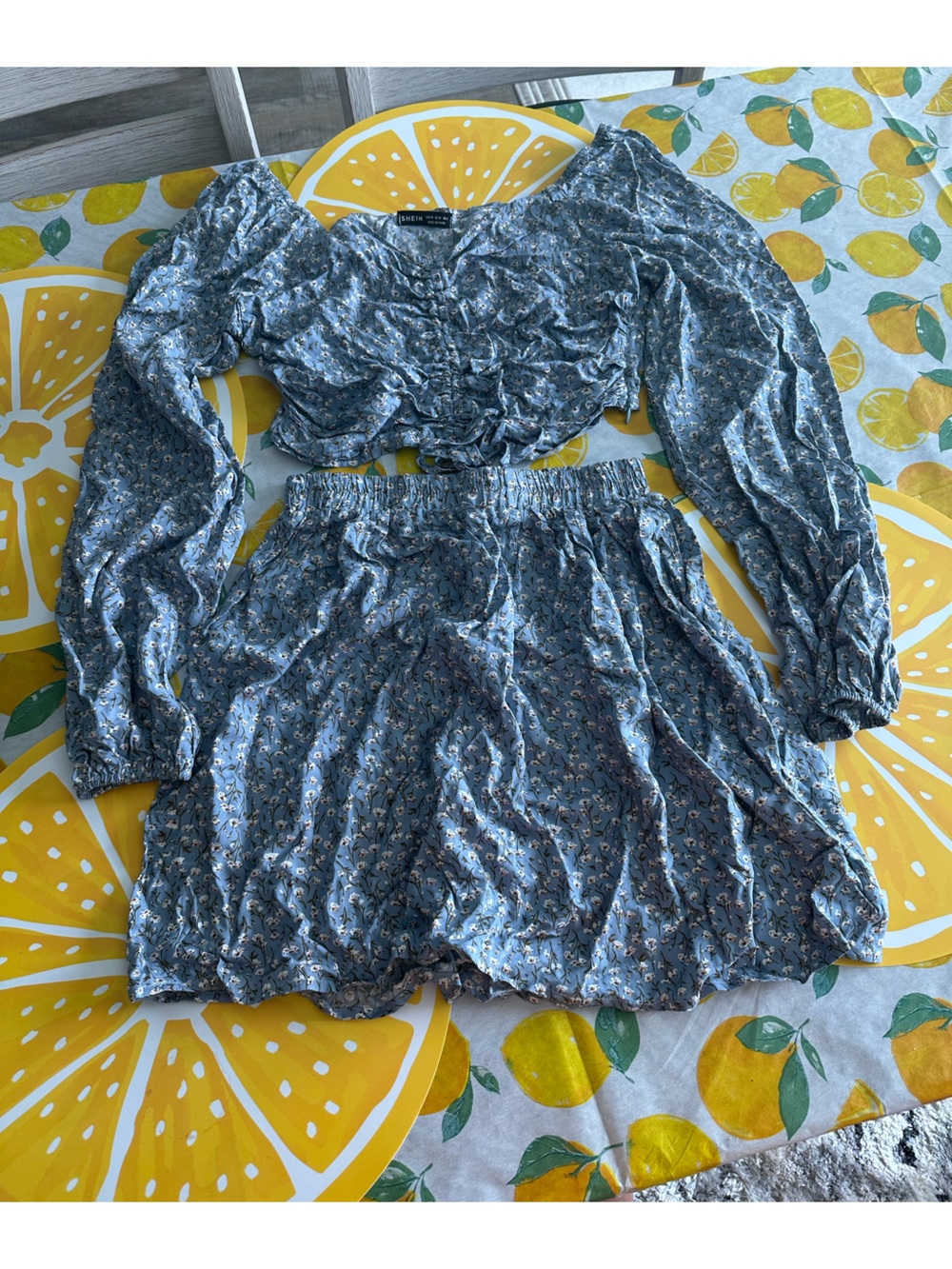 Two piece skirt set size medium